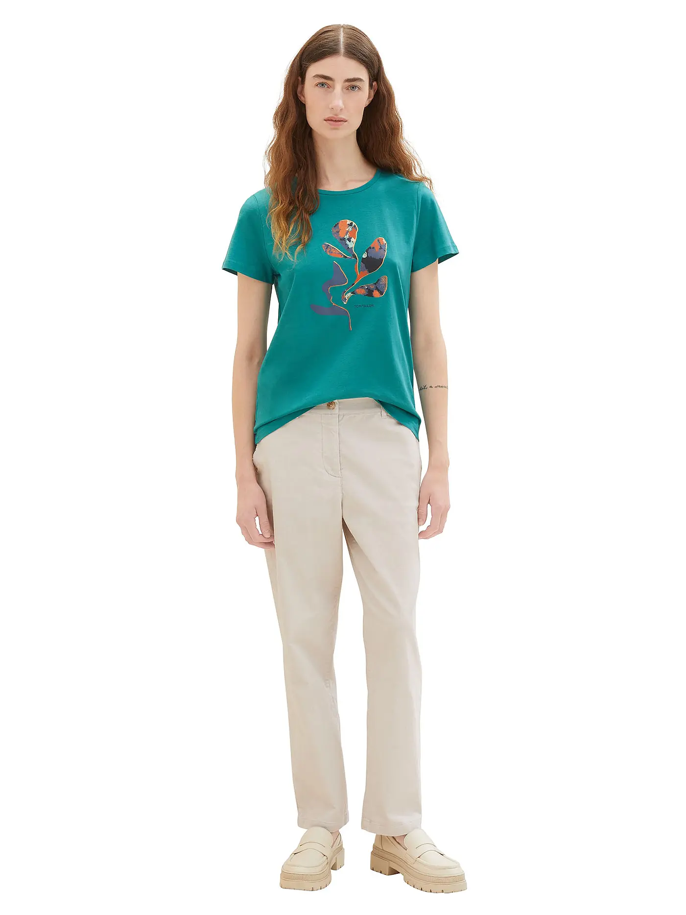 TOM TAILOR | T-Shirt | grün